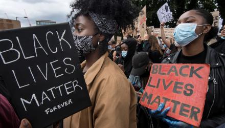 Black Lives Matter protesters